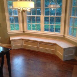 kitchen breakfast nook construction