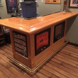 custom wood bar in Linden NJ