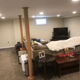 basement remodel in Linden NJ