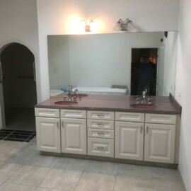 bathroom remodel with 2 sinks in Linden NJ